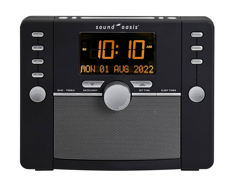 Sound Oasis Deluxe Bluetooth Sleep Tinnitus Sound Machine